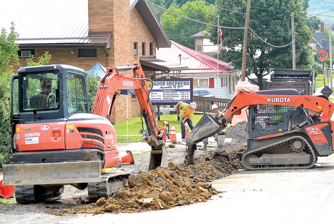 Gas Line Work on Wilson News, Sports, Jobs The Intermountain